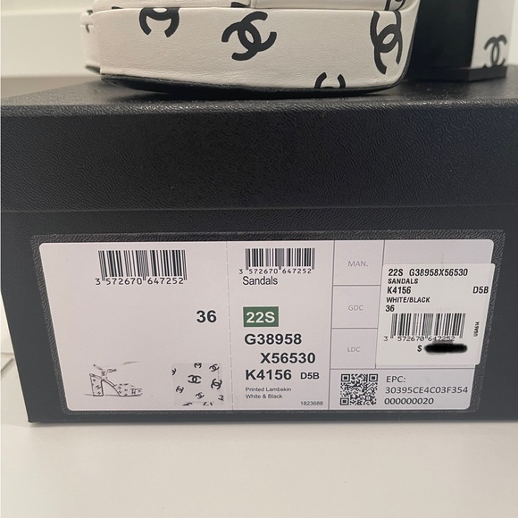 Chanel Platform CC Sandals size 36 - Picture 6 of 8